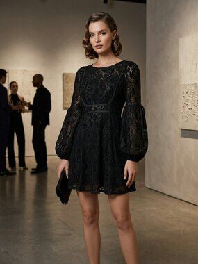 Free People Ruby Lace Mini Dress Size Medium